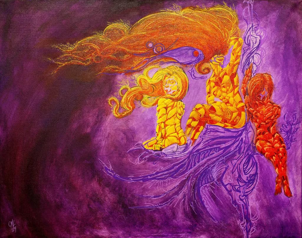 Vibrant Expressions: A Dance of Color and Form