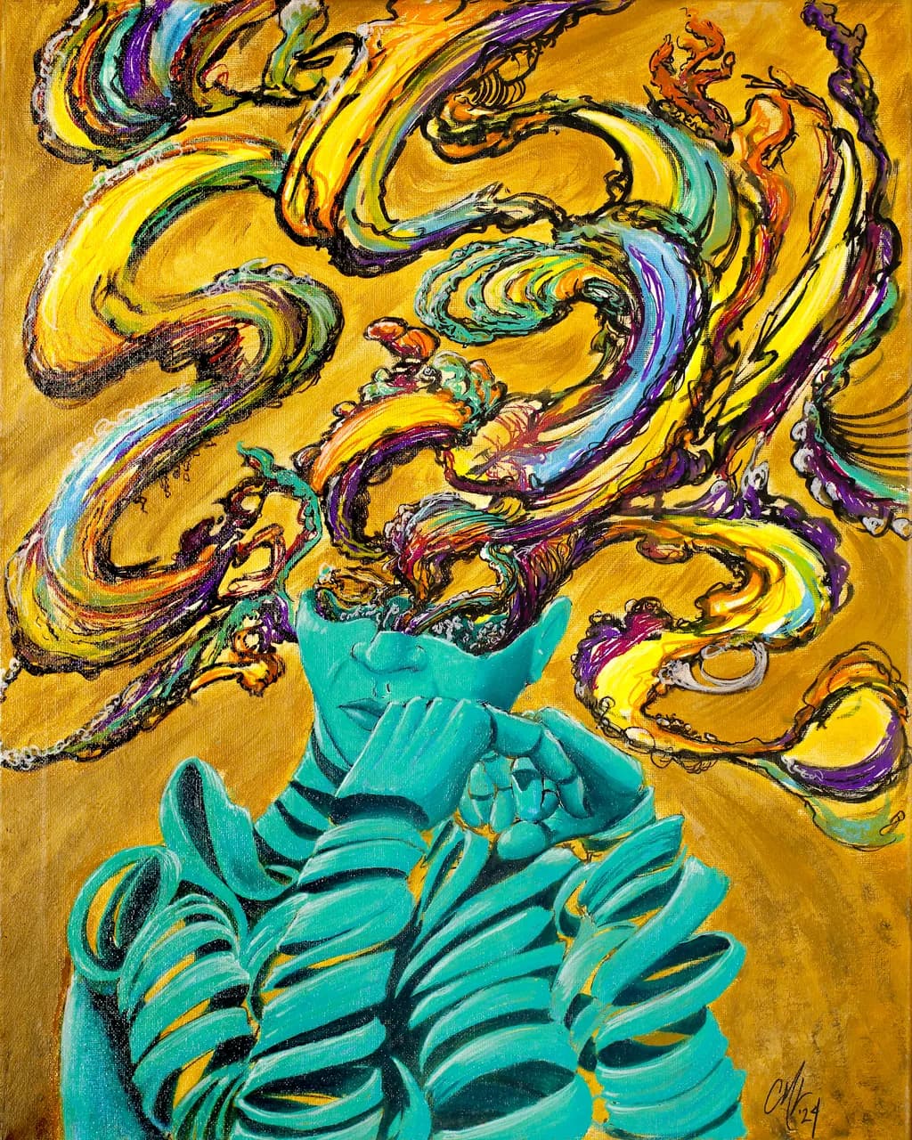 Whimsical Whirls: A Colorful Journey Through Imagination and Expression