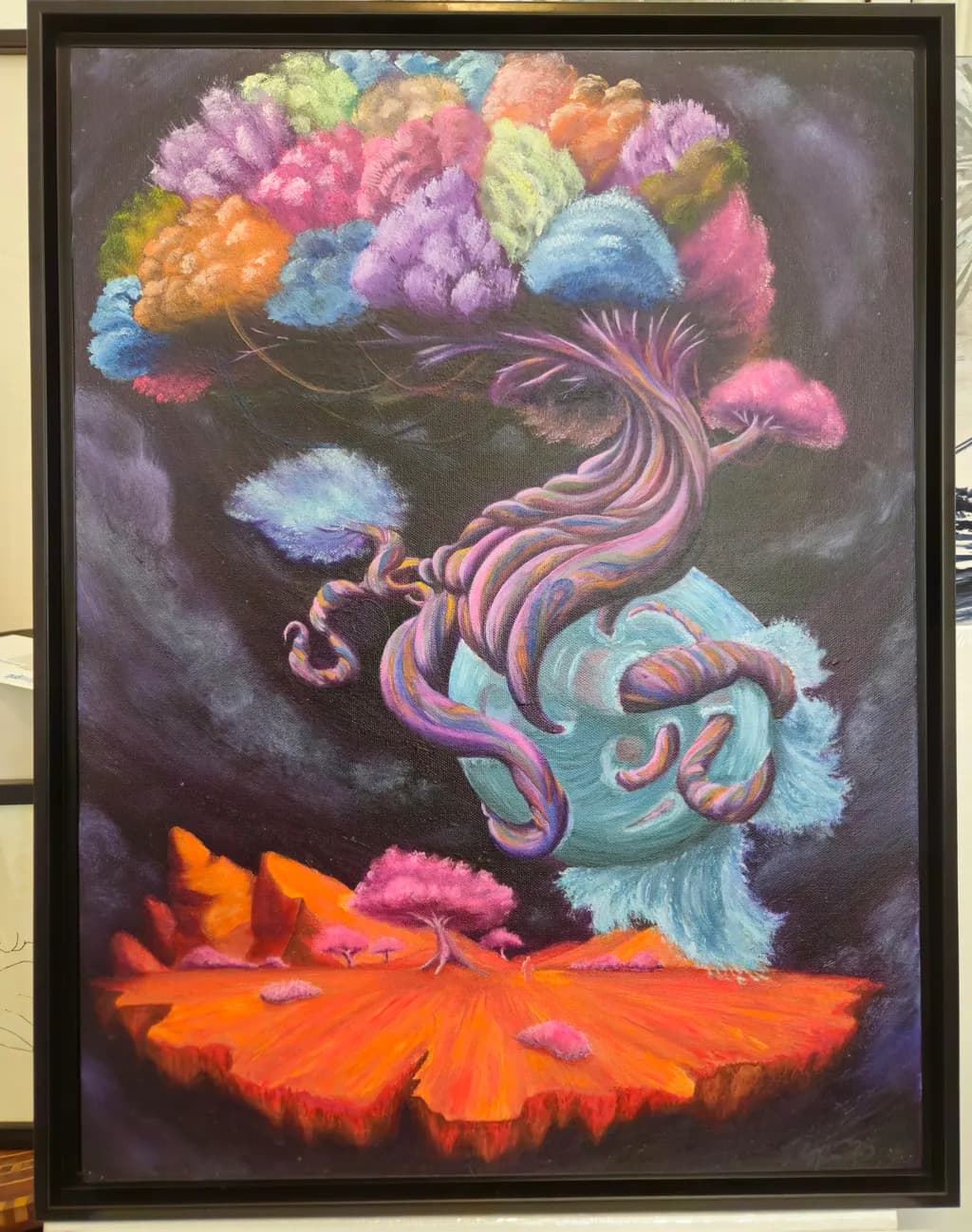 Whimsical Dreams: A Surreal Journey Through Vibrant Nature's Imagination