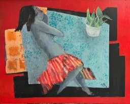 Red Skirt, Blue Room