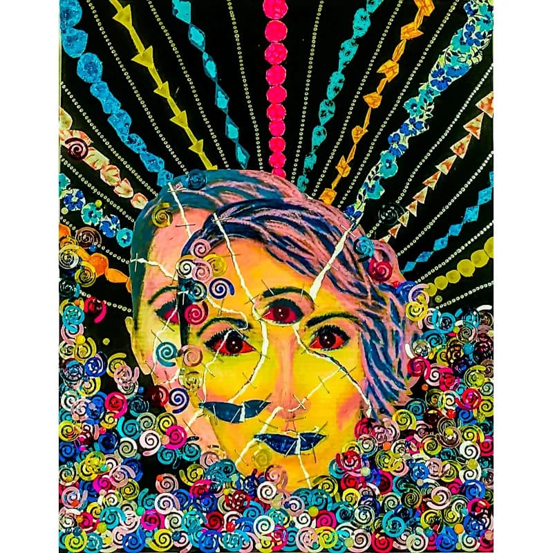 Whimsical Reflections: A Journey Through Color and Consciousness