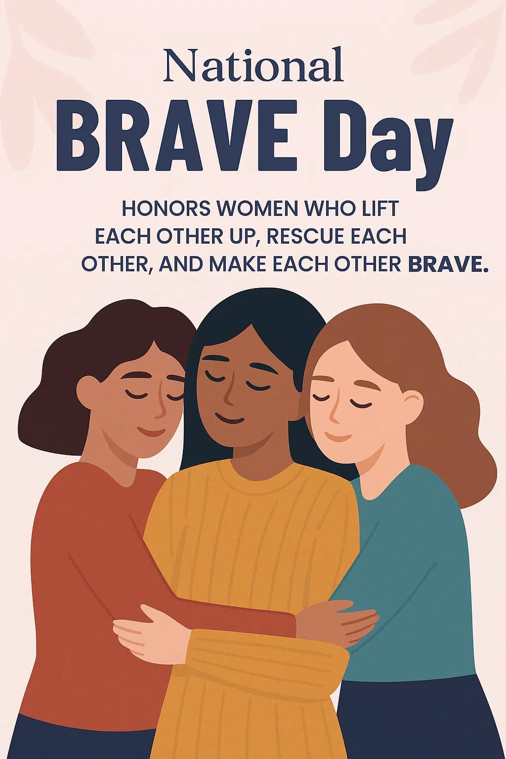 Empowered Embrace: Celebrating Women Who Lift Each Other Up on National BRAVE Day