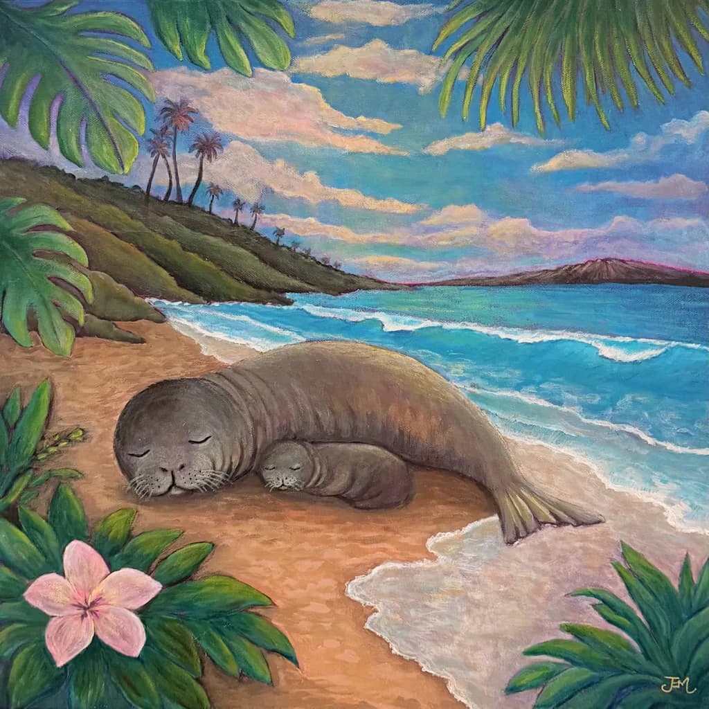 Held by the Shore 🐾🏝️💙