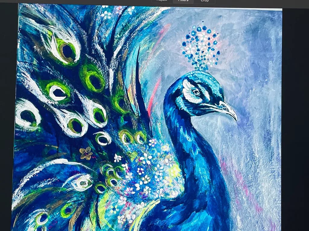 Majestic Peacock: A Symphony of Color and Elegance