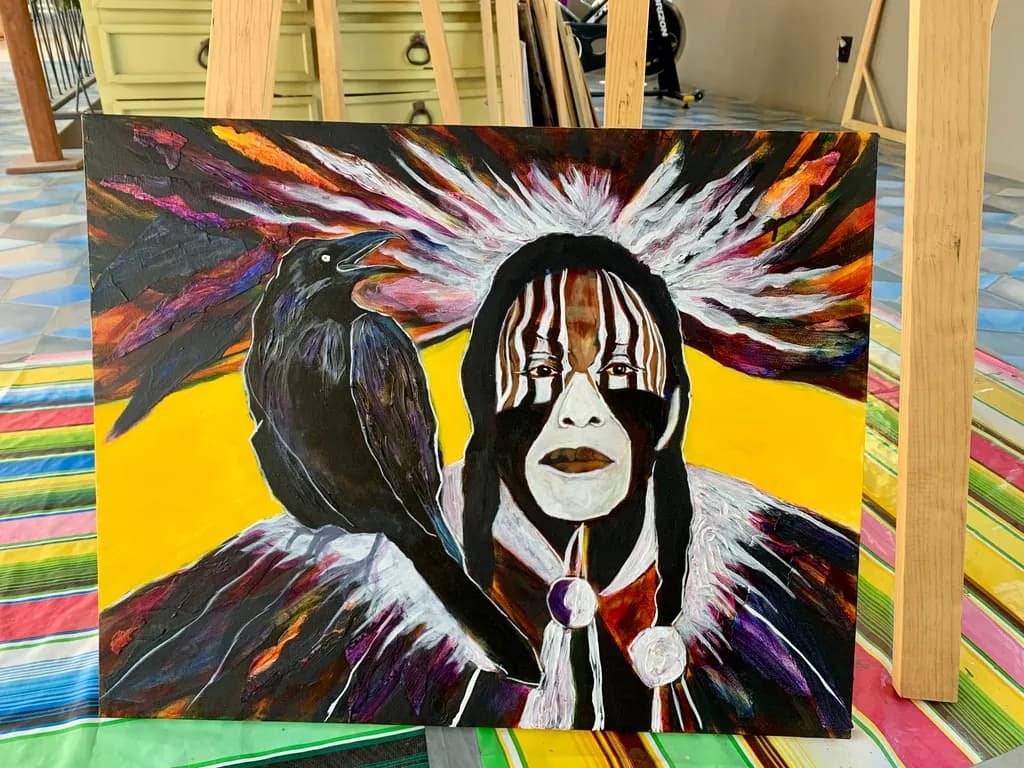 Whispers of the Raven: A Journey Through Spirit and Color