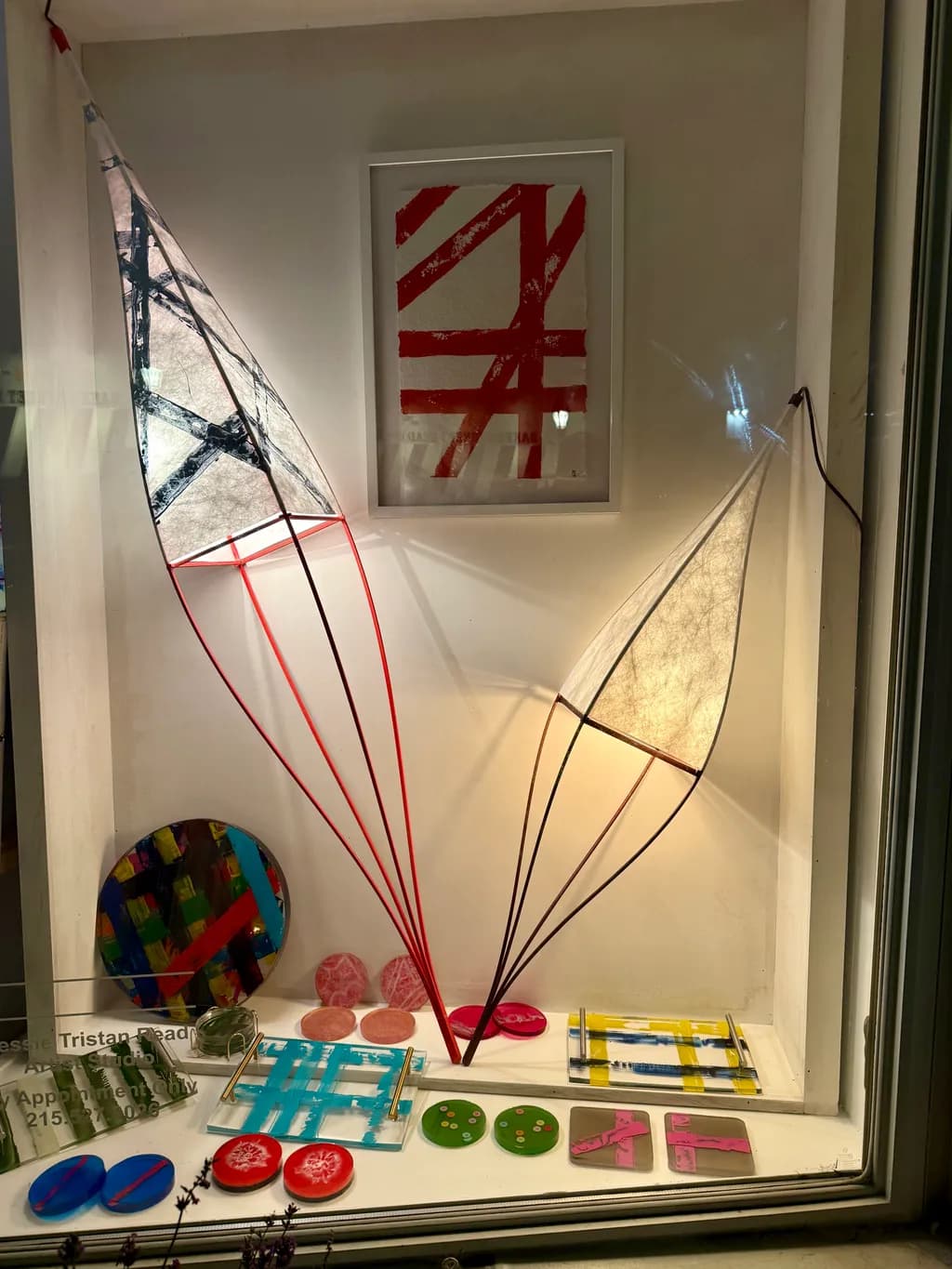 Whimsical Reflections: A Playful Dance of Color and Form in Contemporary Artistry