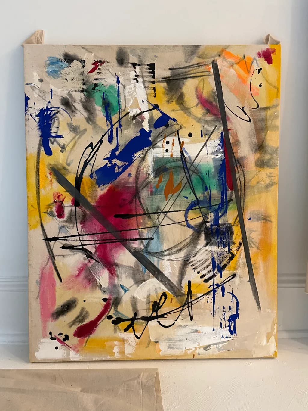 Vibrant Chaos: An Expressive Journey Through Color and Form