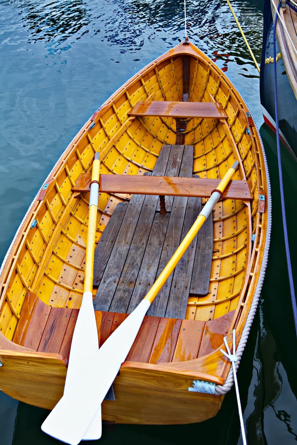 Serenity on Water: A Nautical Journey in a Wooden Craft