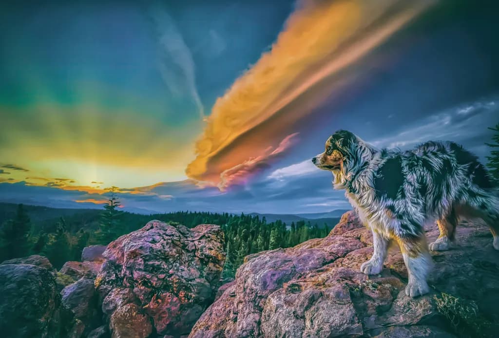 Sunset Serenity: Maverick's Majestic View Over the Sierra Peaks