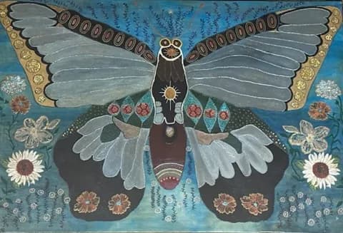Whispers of Transformation: A Vibrant Butterfly Embracing Nature's Beauty