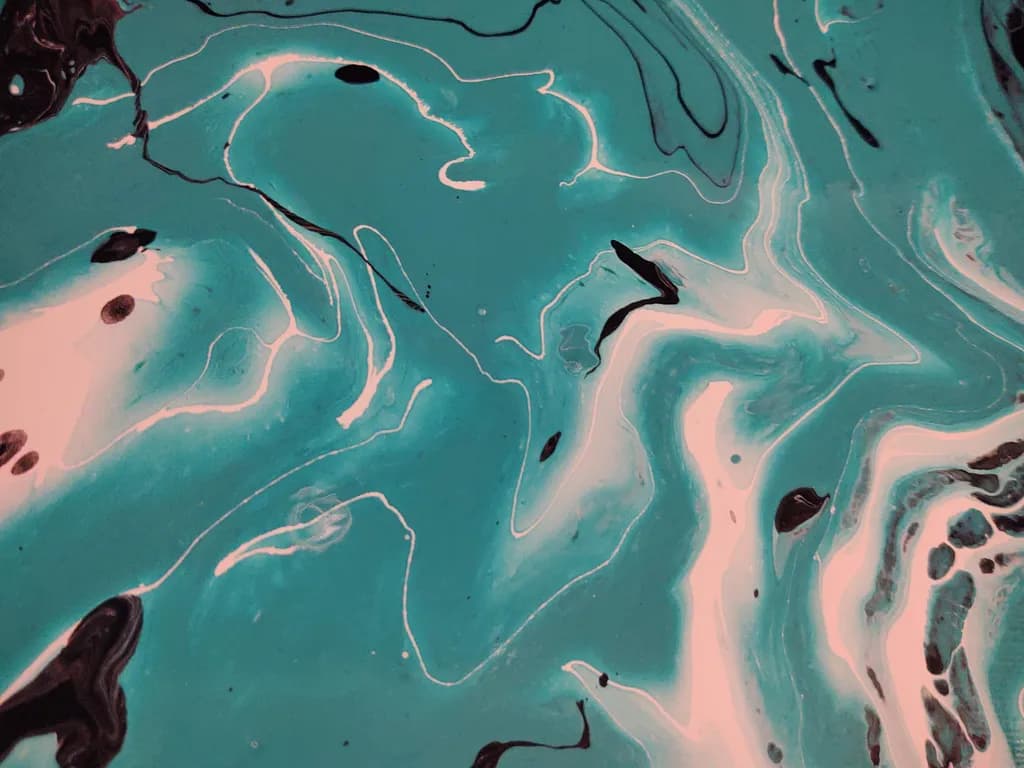 Turquoise Swirl