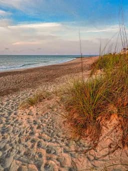Entering Edisto Beach at Dawn