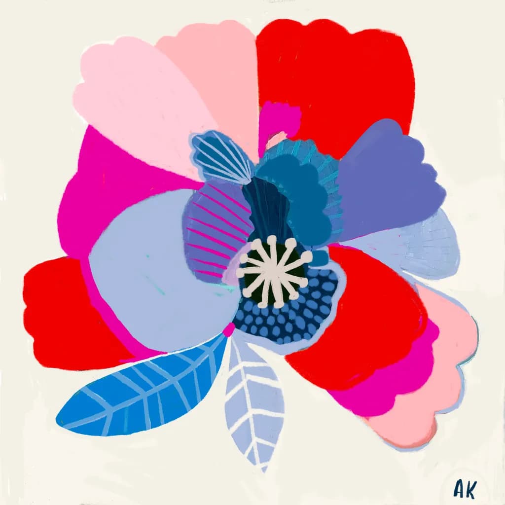 Bold Floral Fusion