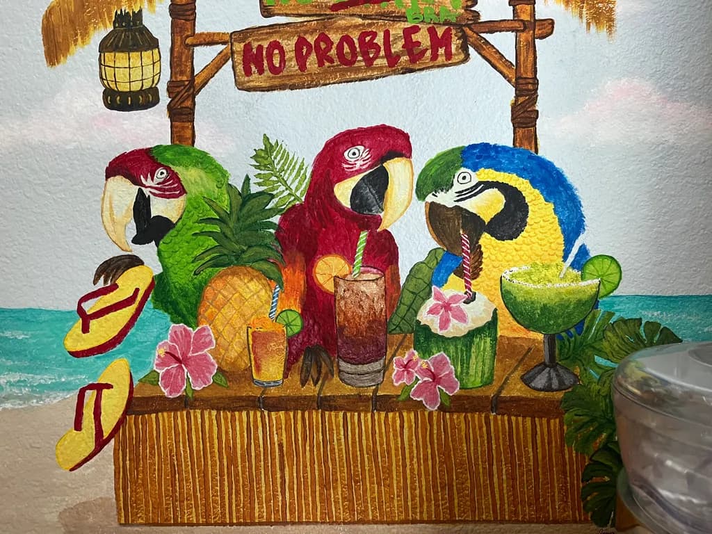 Tropical Parrot Bar