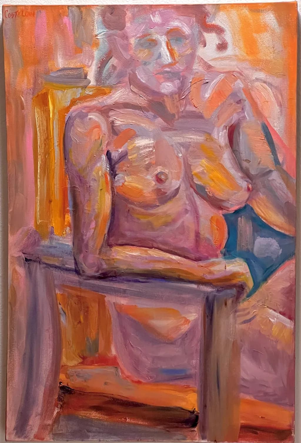 Embracing Color: A Bold Exploration of the Human Form in Abstract Expressionism
