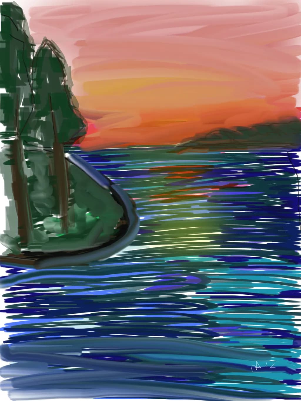 Across the Lake