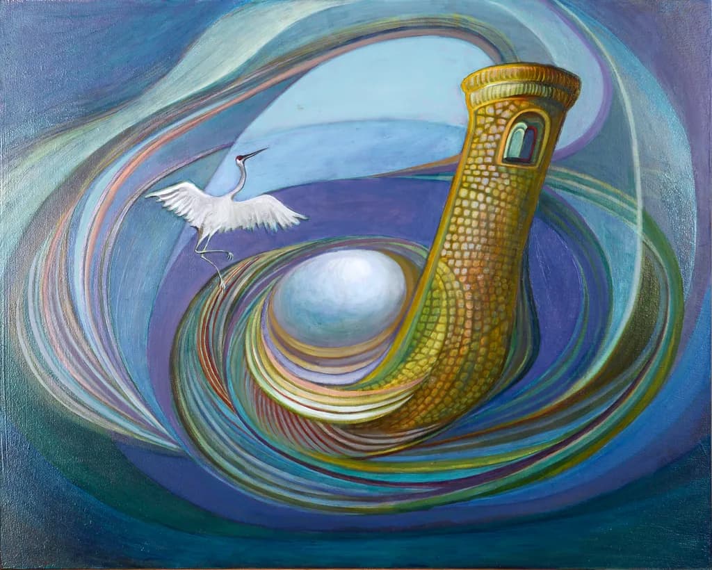 Infinity of the Eternal Now with Crane