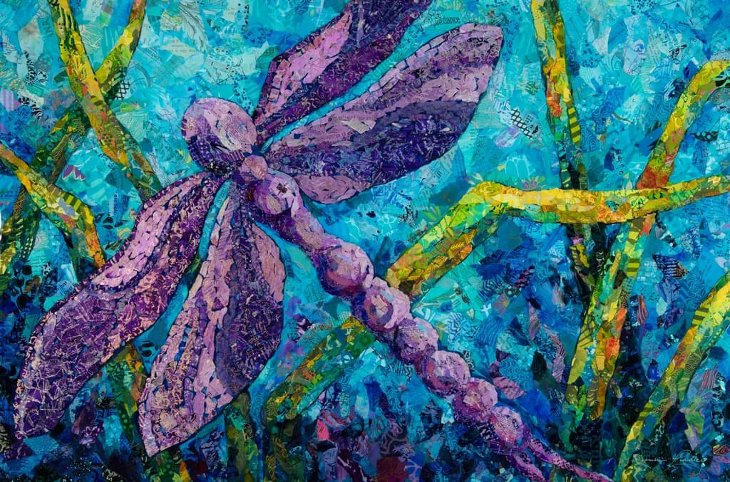 Whispers of the Water: A Vibrant Dance of Dragonflies and Dreams