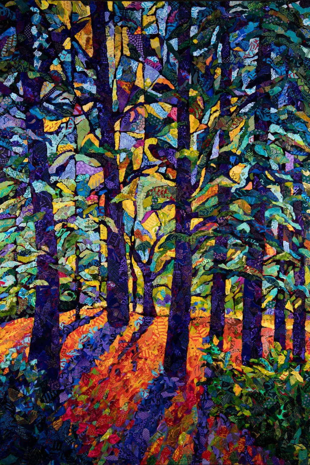 Whispers of Color: A Vibrant Journey Through the Forest's Embrace