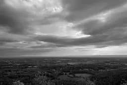 Rural Horizon Under Stormlight