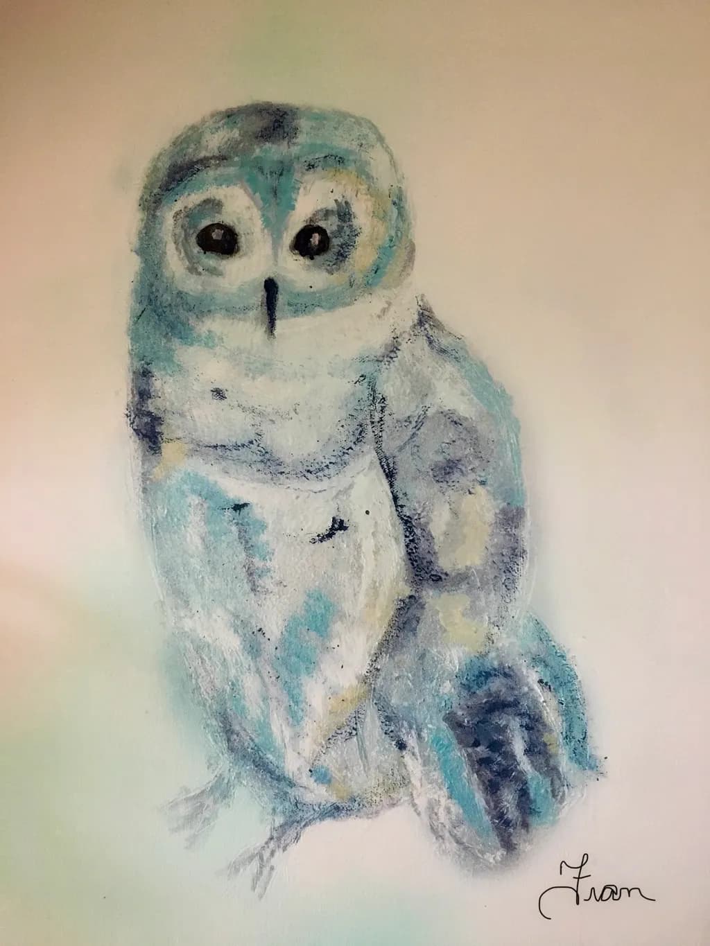 Blue Owl Portrait