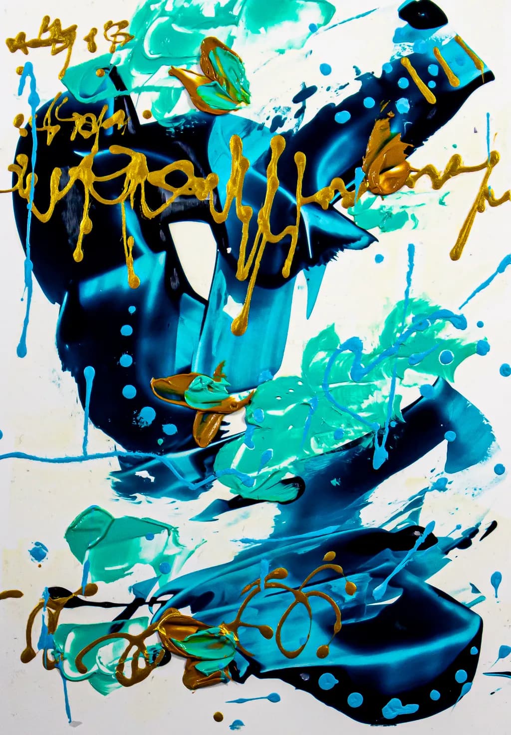 Whimsical Waves: A Dance of Color and Chaos