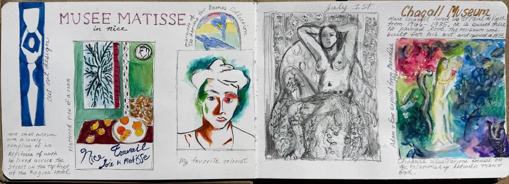 Matisse Museum Sketches