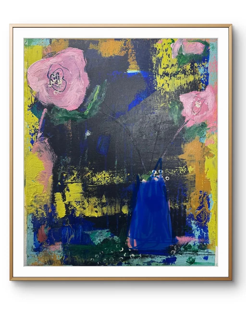 Vibrant Blossoms: A Dance of Color and Emotion in Abstract Floral Art