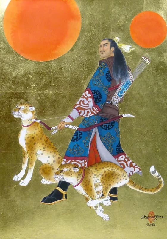 Hou Yi and the Suns