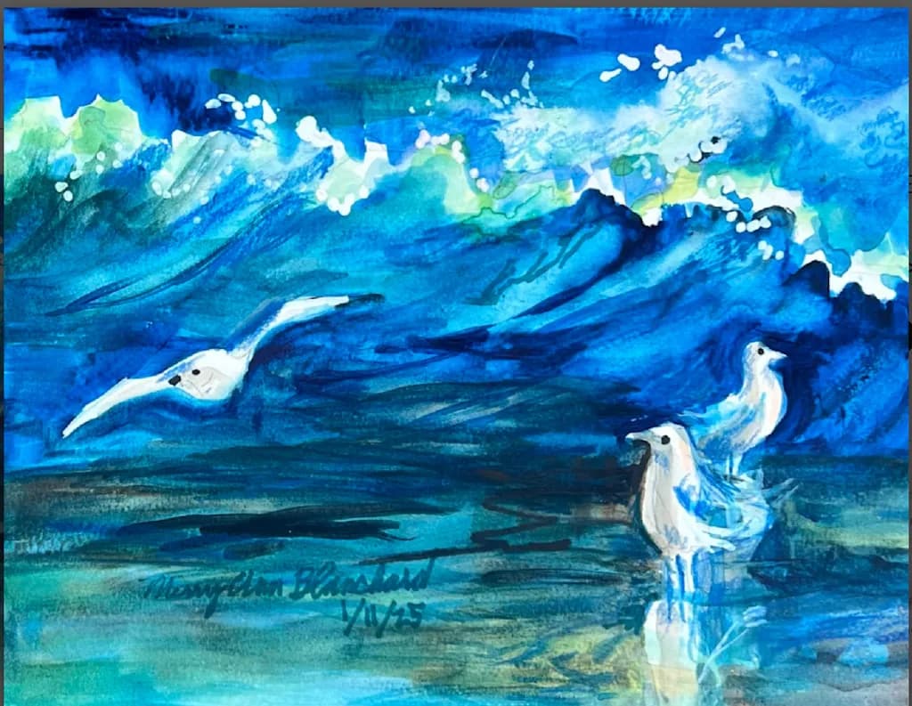 Seagulls in Motion