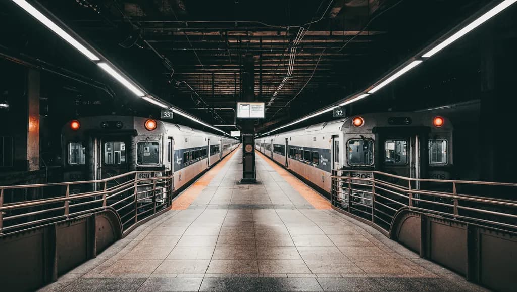 Urban Echoes: A Journey Through the Silent Subway Station