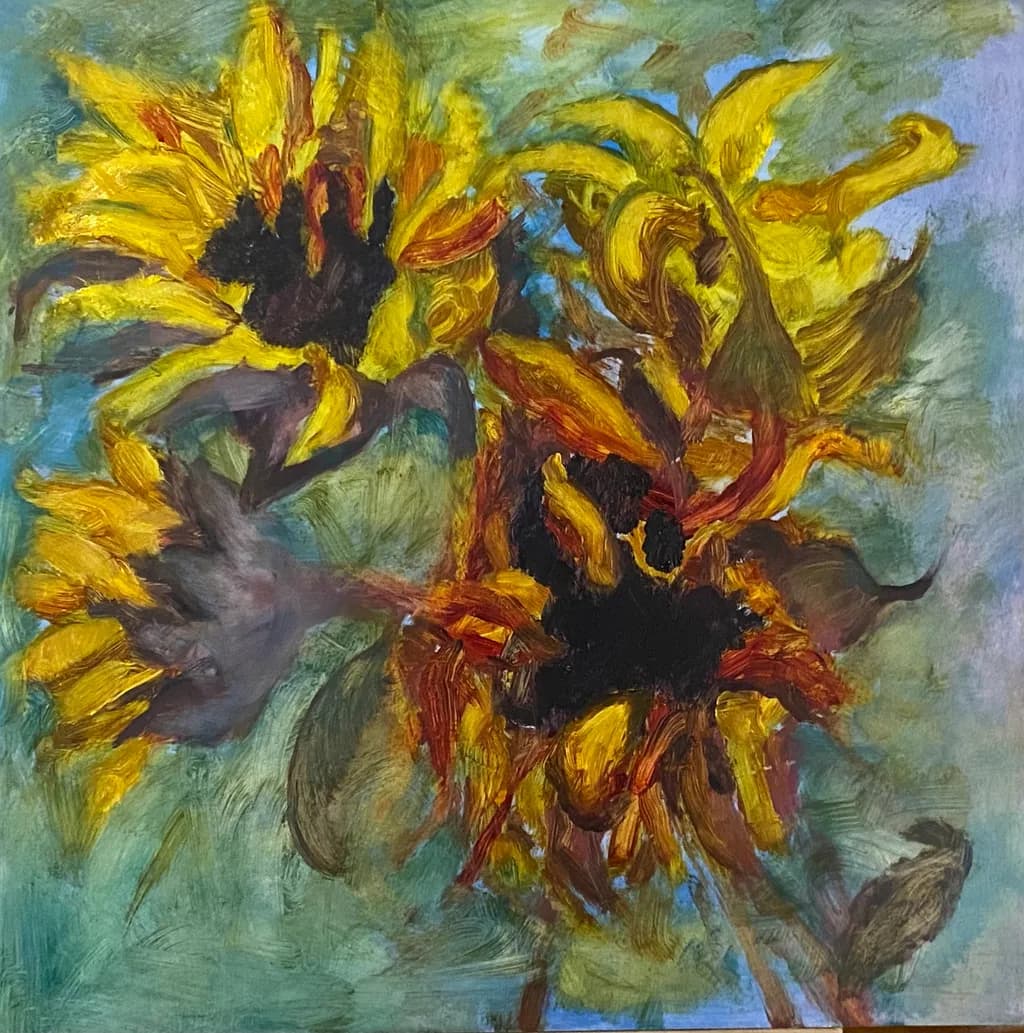 Sunlit Whispers: A Vibrant Dance of Sunflowers in Bloom