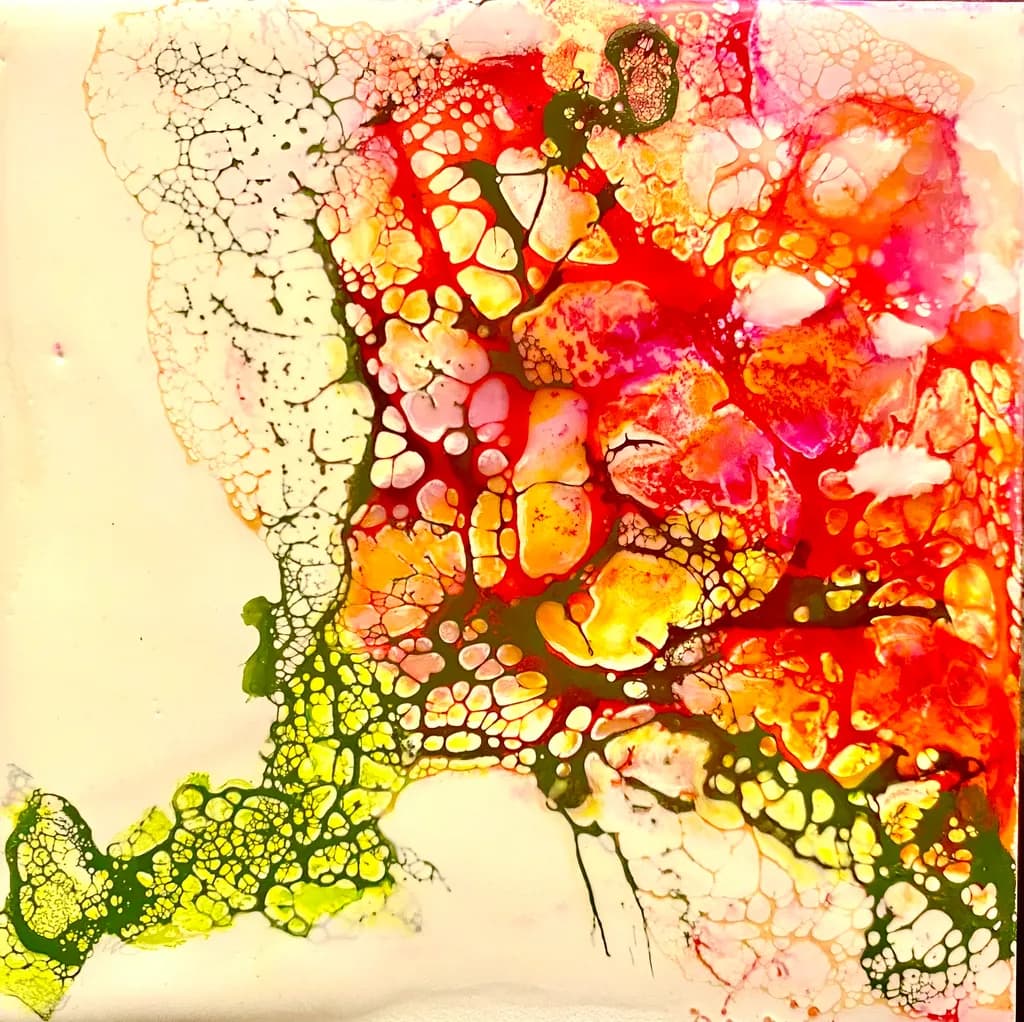 Vibrant Whispers: A Dance of Color and Texture in Abstract Art