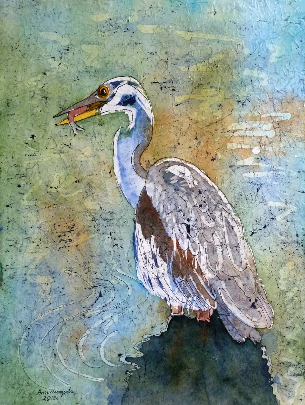Great Blue Fisherman