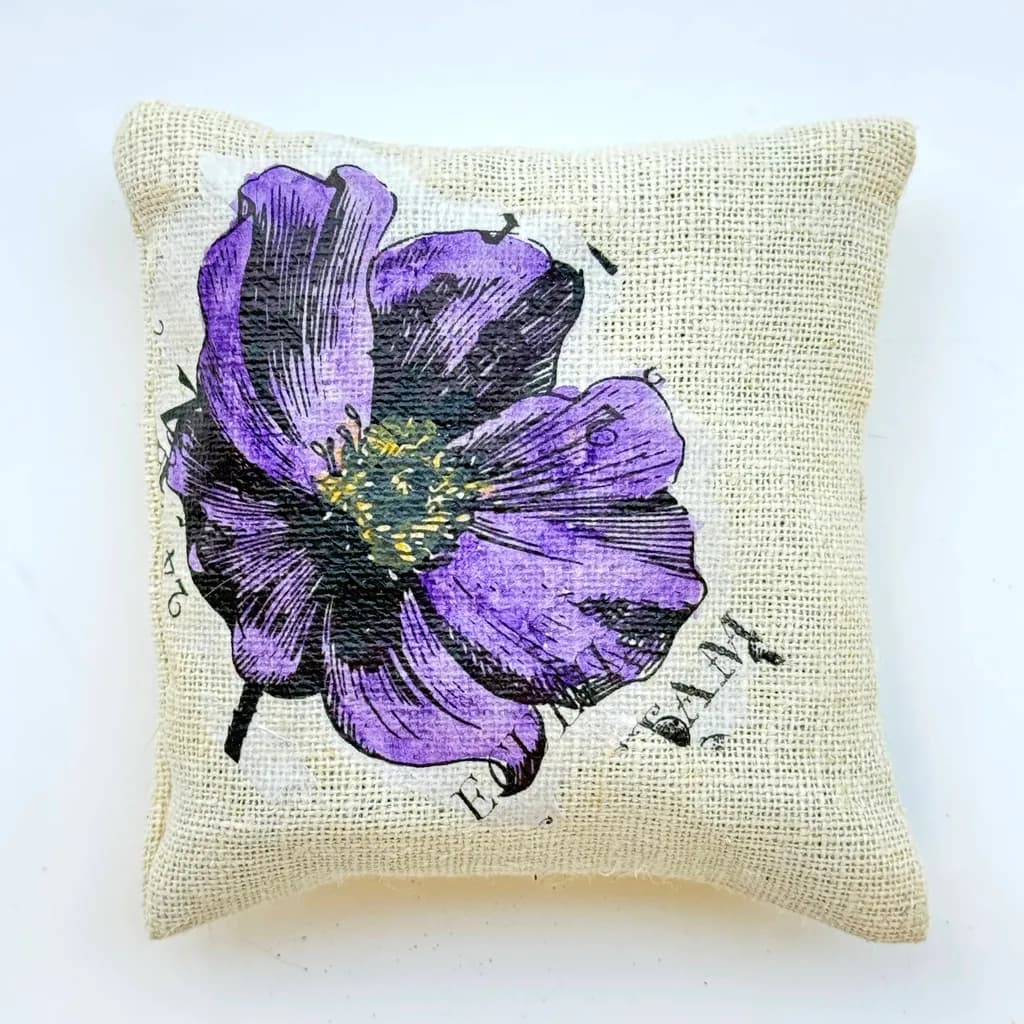 Lavender Sachet on canvas
