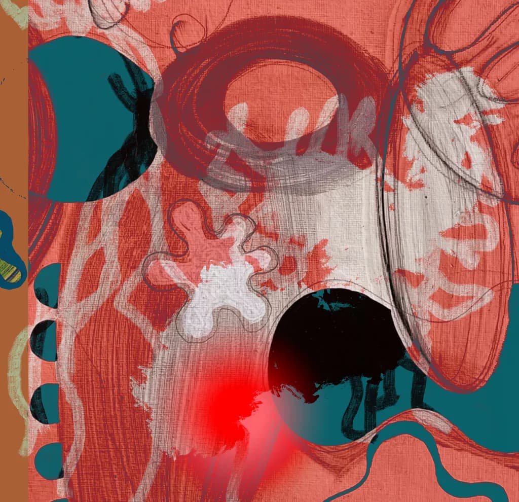 Vibrant Echoes: A Dance of Color and Form in Abstract Expressionism