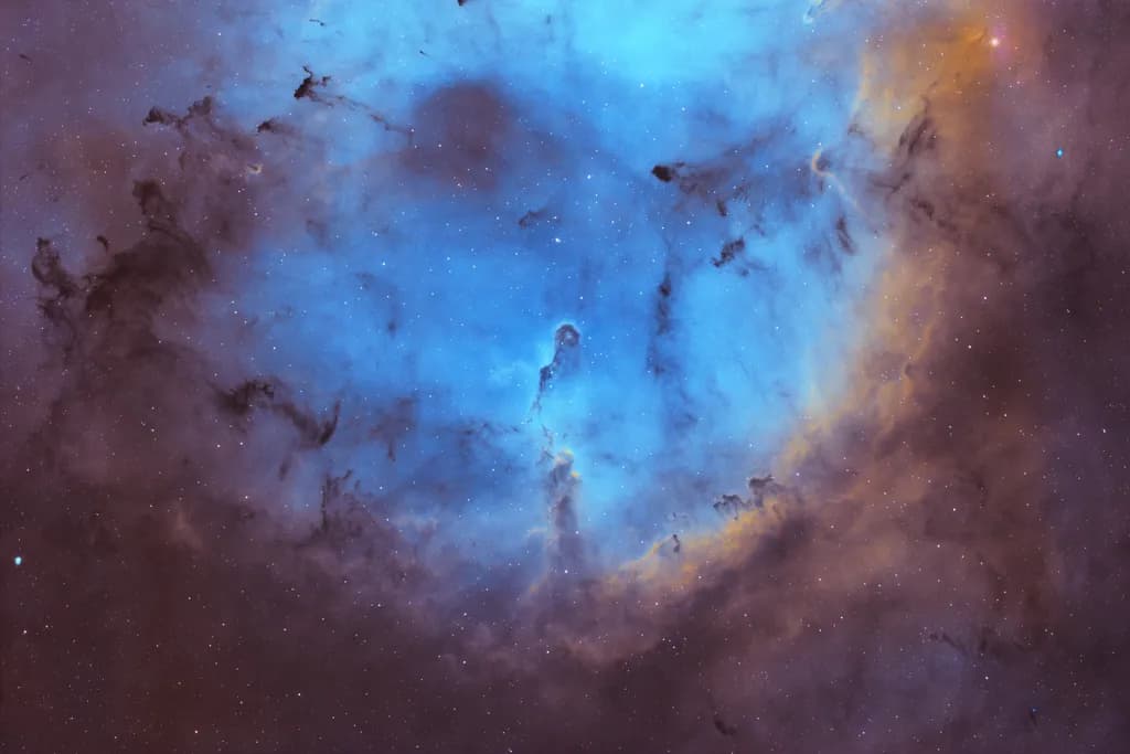 IC 1396 Elephant Trunk Nebula in Hubble Palette
