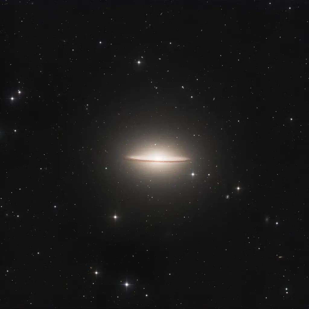 Sombrero Galaxy Glow