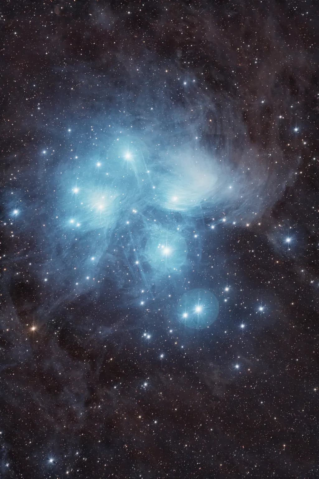 Pleiades Cluster Glow