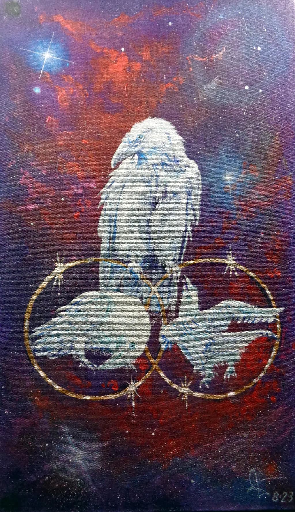 Celestial Whispers: The Cosmic Dance of Ravens