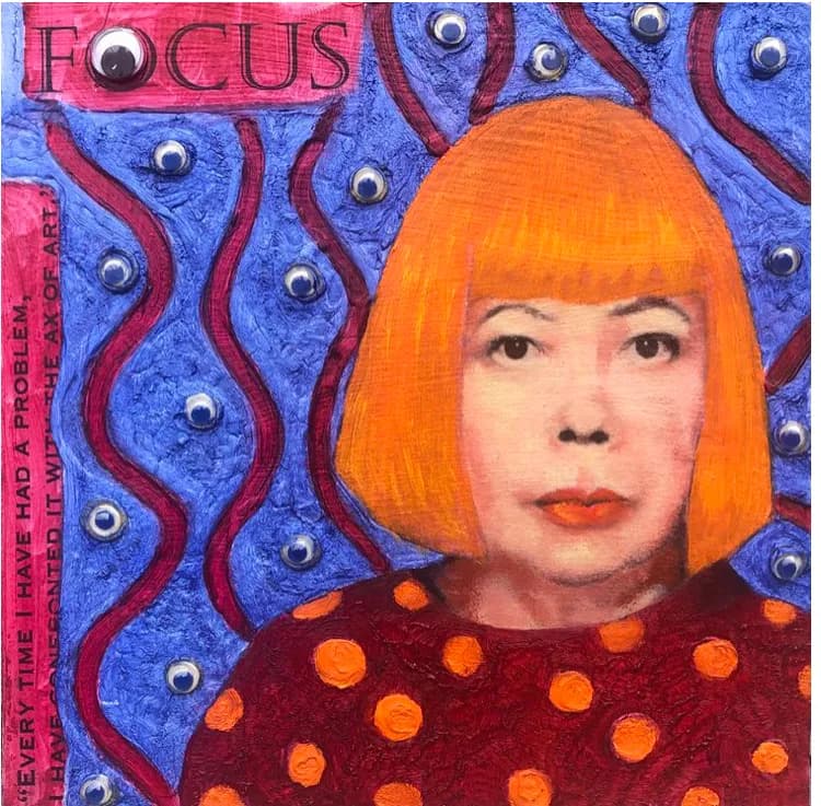 Vibrant Focus: An Expressive Portrait of Color and Emotion