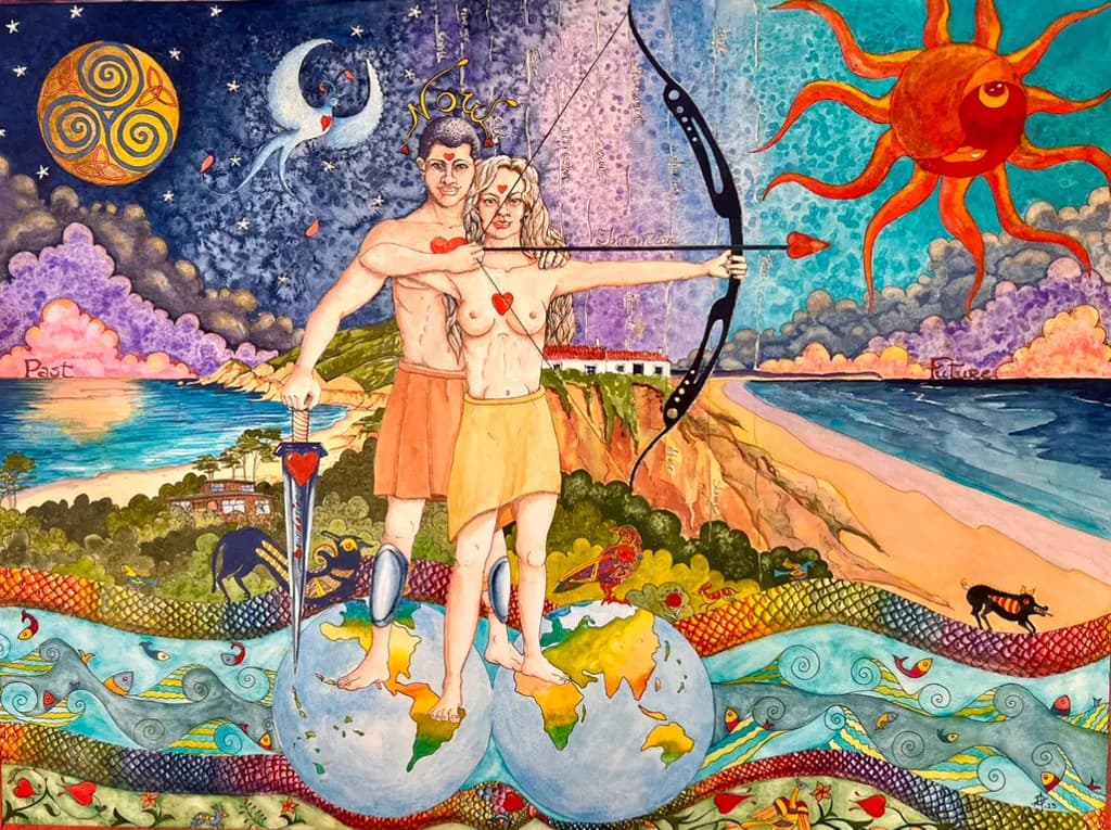 Eternal Balance: A Journey Through Love and Time