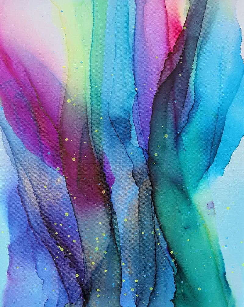 Whispers of Color: A Fluid Dance of Watercolors in Vibrant Hues
