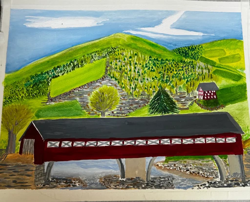 Red Covered Bridge