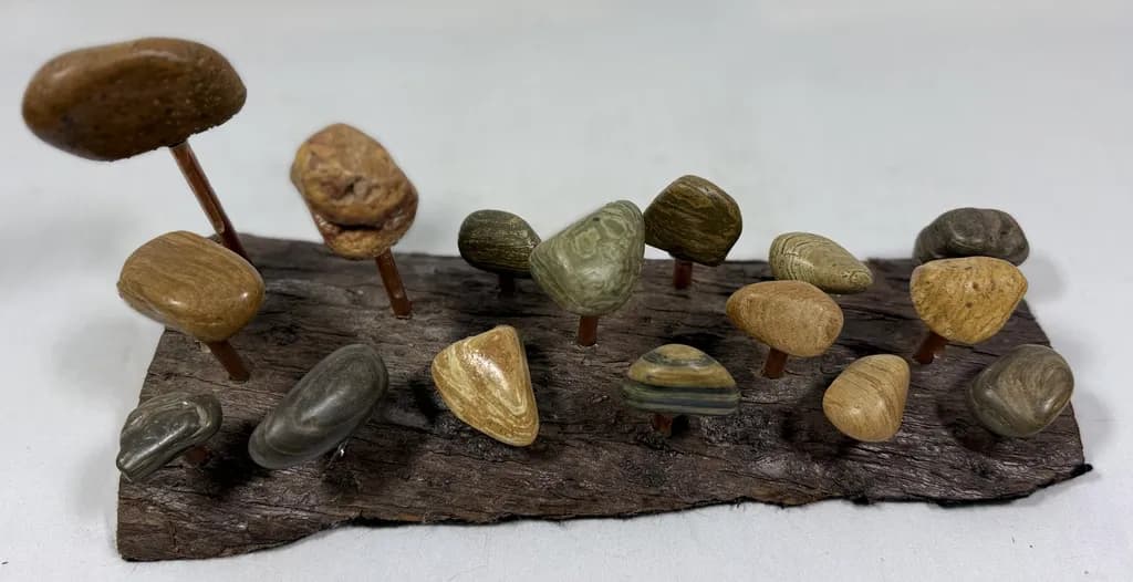 Stone Forest Sculpture for Home Decor