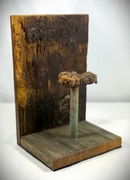 Coprolite from Madagascar sculpture