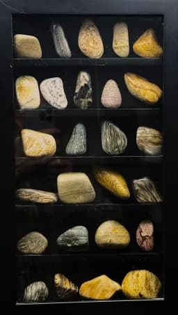 Cabinet of River Stones — A Quiet Inventory of Time