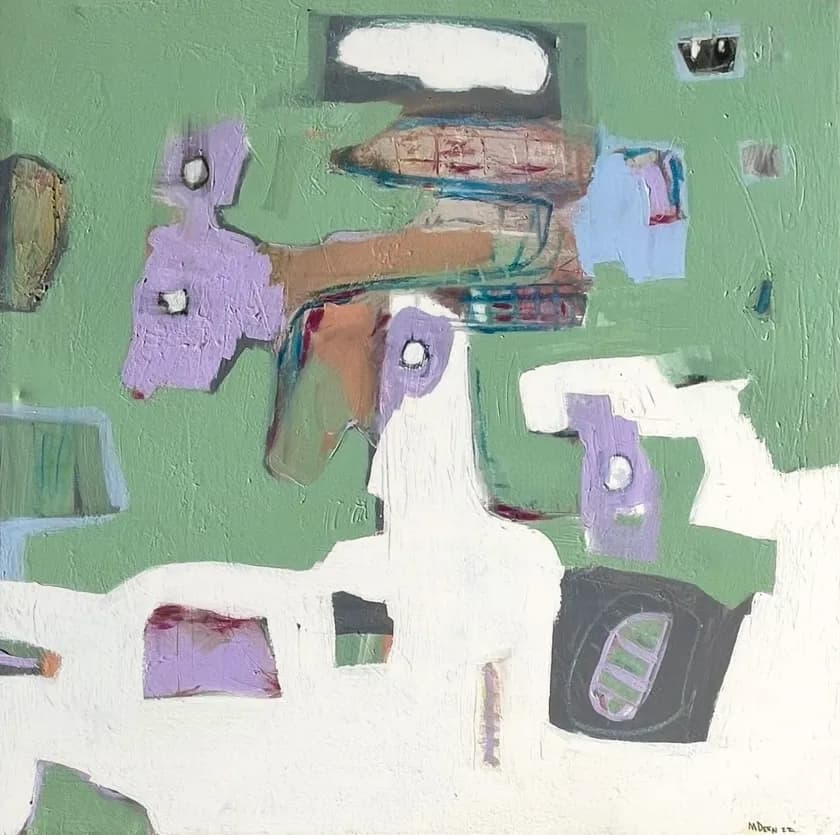 Whispers of Color: An Abstract Journey Through Modern Composition and Texture