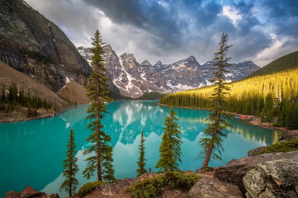 Lake Moraine Sunrise