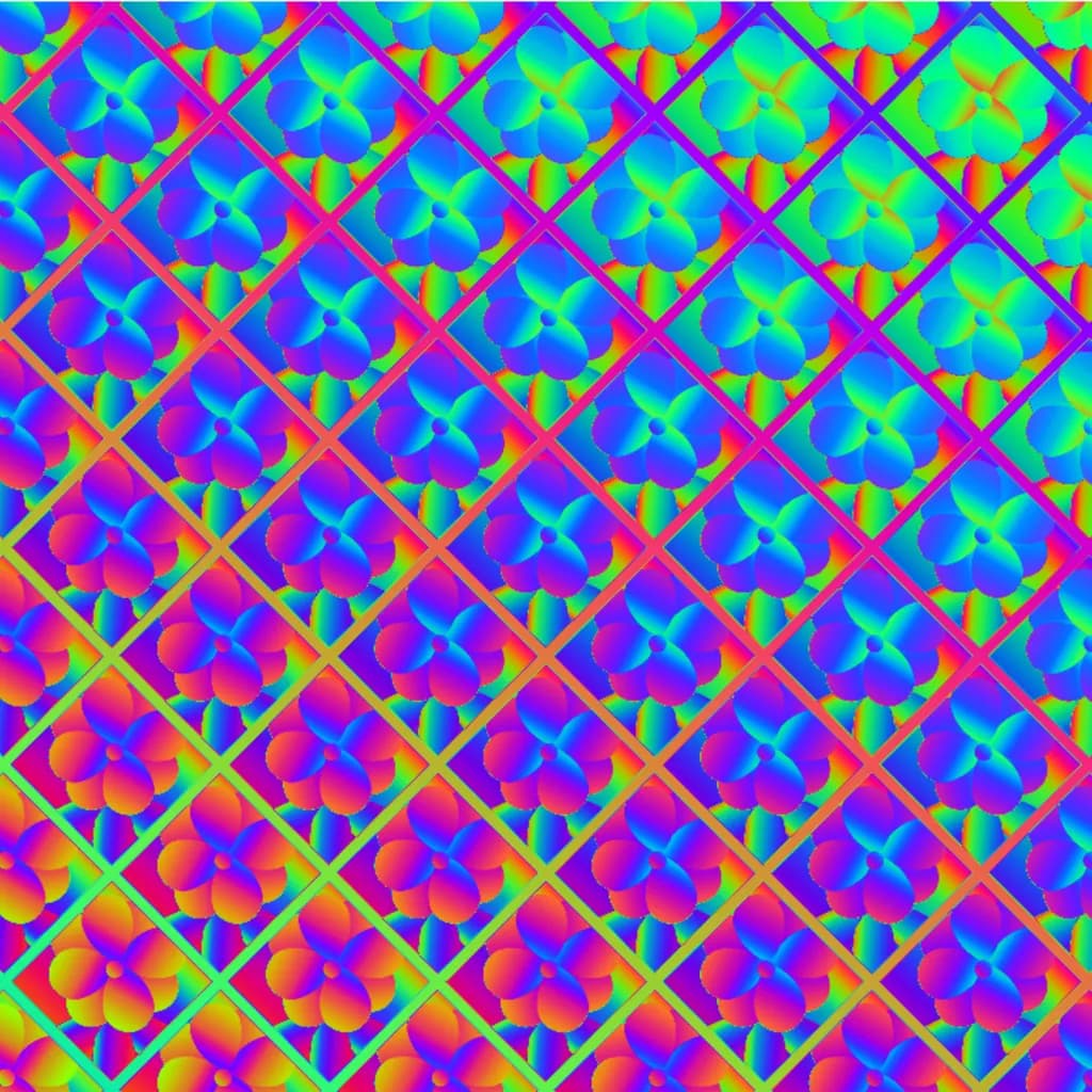 Chromatic Petal Matrix
